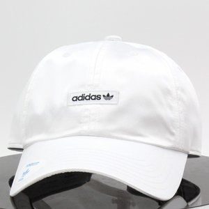 Adidas Women's SATIN WHITE adjustable HAT One Size